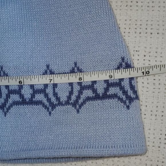 ZeroXposure Blue Designed Embroidered Beanie - Picture 9 of 9